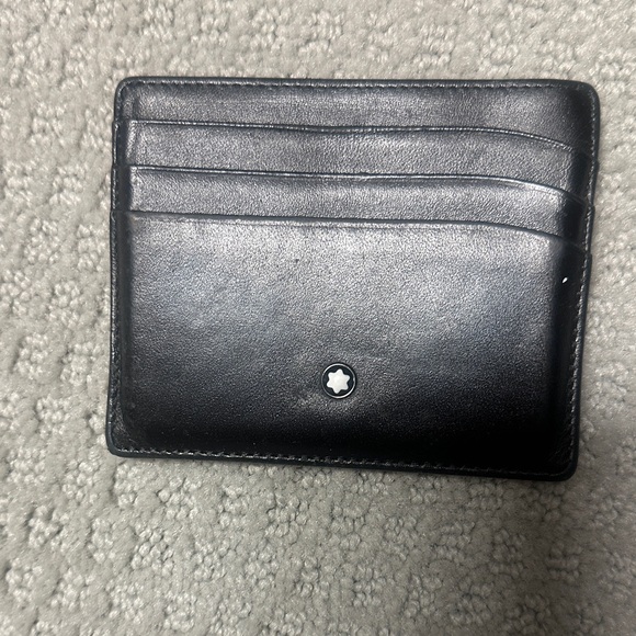 Montblanc Classic Black Card Holder - Picture 1 of 2